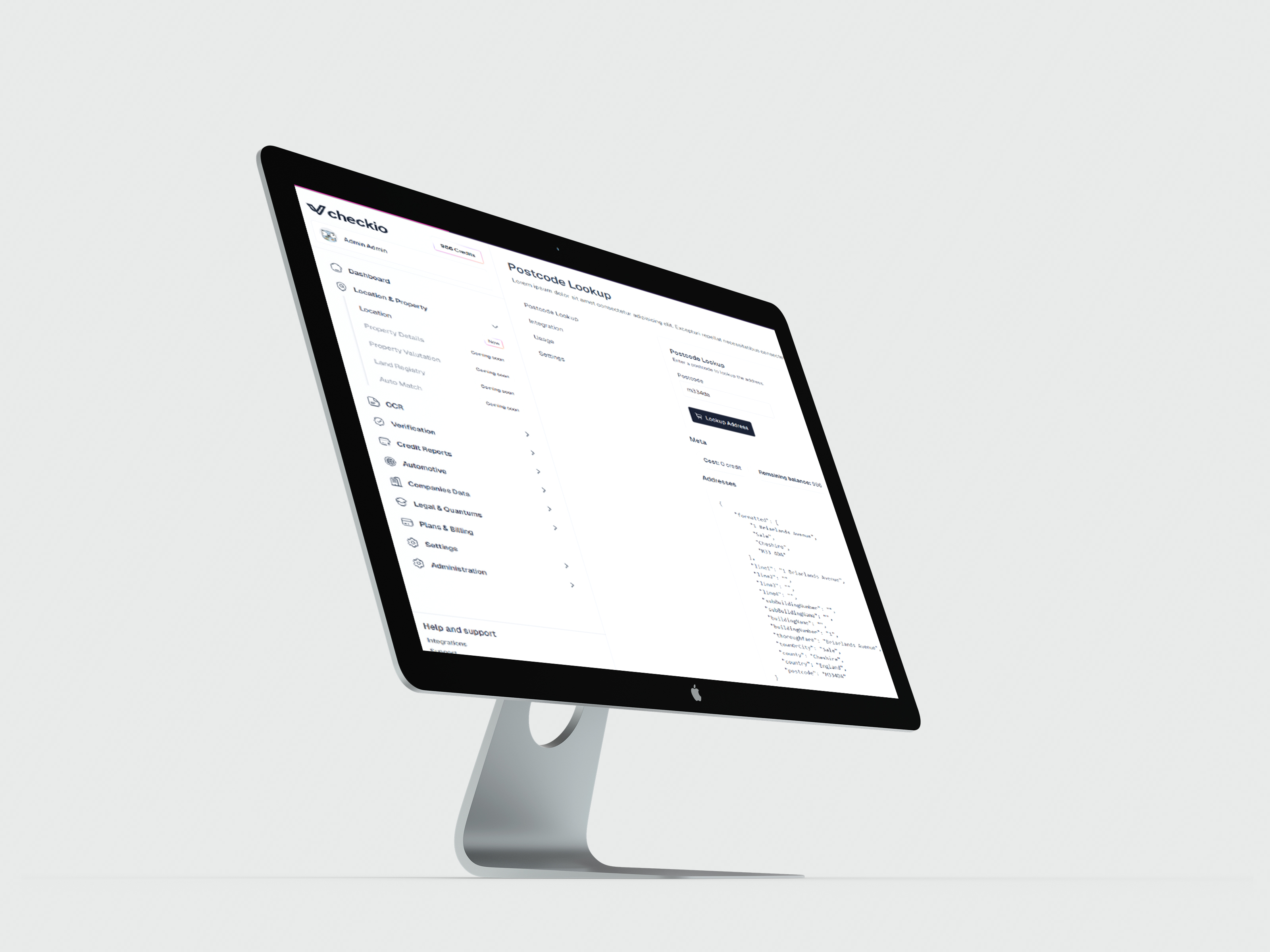 Checkio data interface